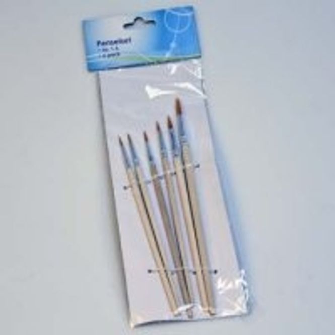 Hovedbilde Malerpensler  6 pk.