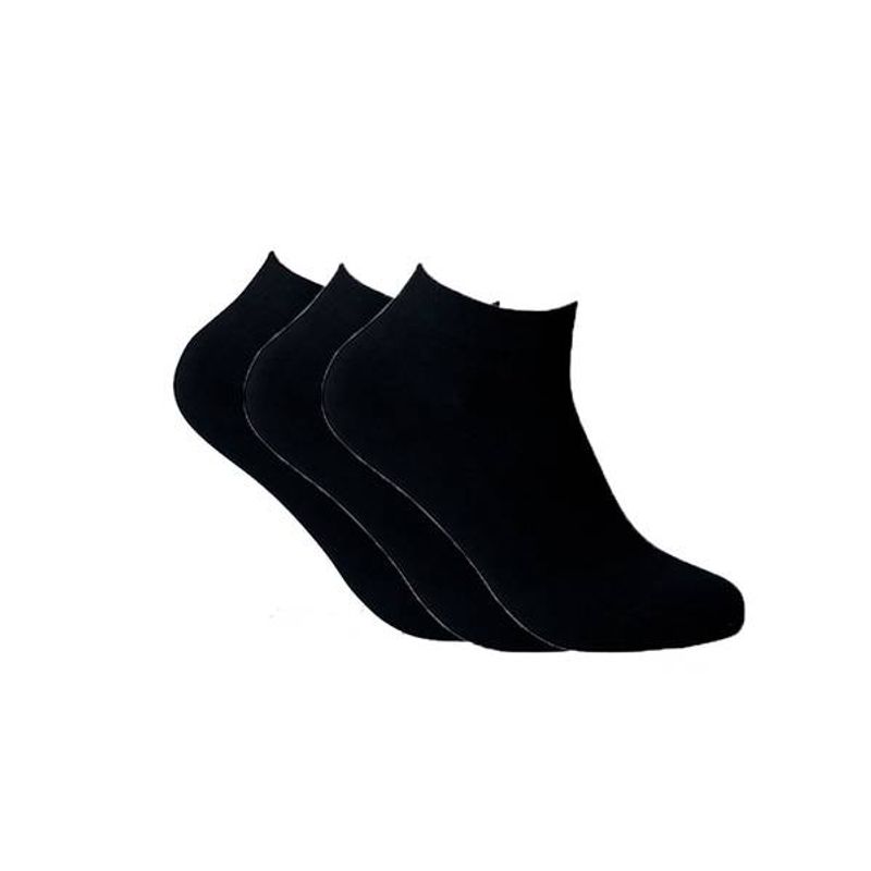 Ankelsokker 3 pk. 37-40 Sorte