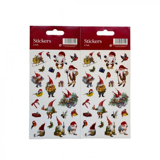 Hovedbilde Julestickers nisser 2 ark