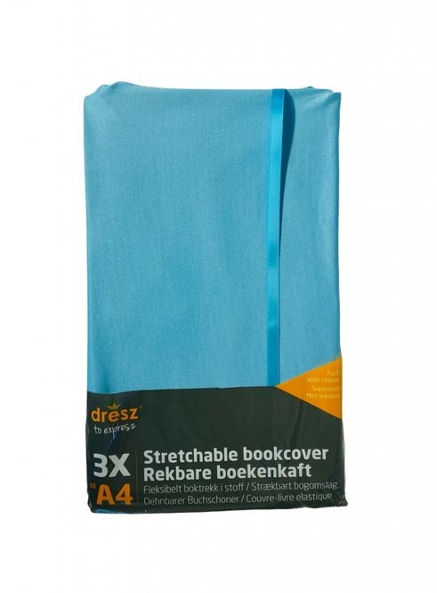 Hovedbilde Bokbind elastisk 3pk lys blå