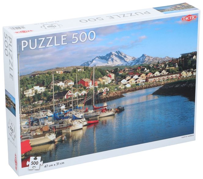 Hovedbilde Puslespill 500 brikker Narvik Havn