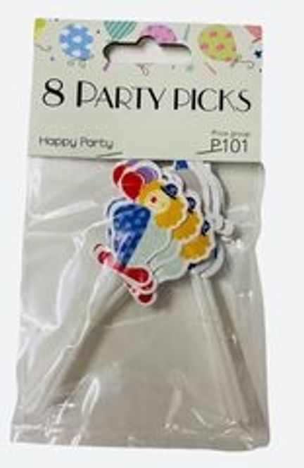 Hovedbilde Party picks 8 pk.