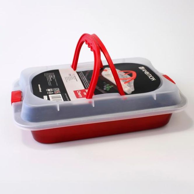 Hovedbilde Bakeform med lokk og håndtak