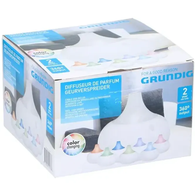Hovedbilde Grundig Aroma Luftfukter Diffuser med LED - ...