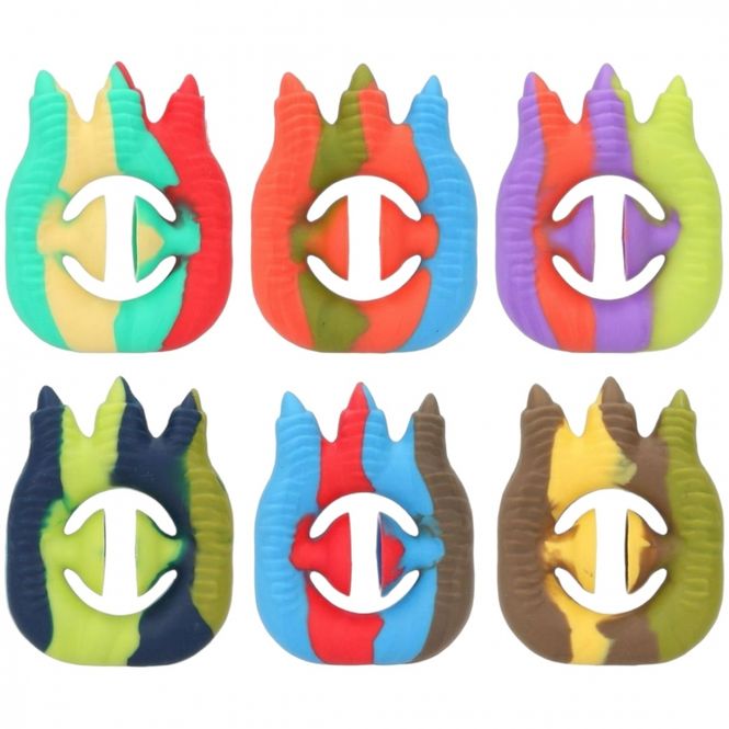 Hovedbilde Dinosaurfot klemmeleke Pote Fidget Dino World