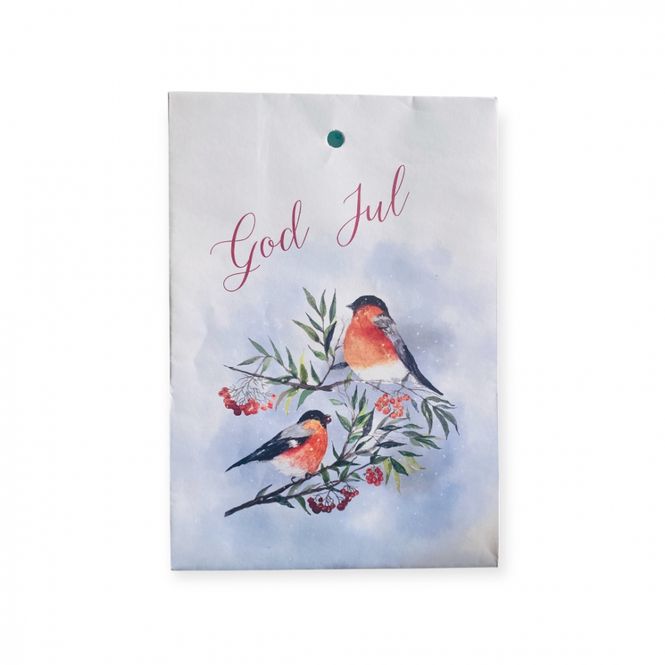Hovedbilde Gavepose Jul med dompapmotiv stor
