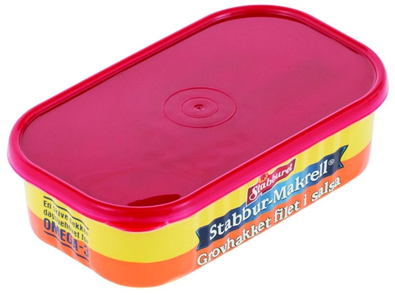 Plastlokk til liten makrellboks 2 pk Aanonsen