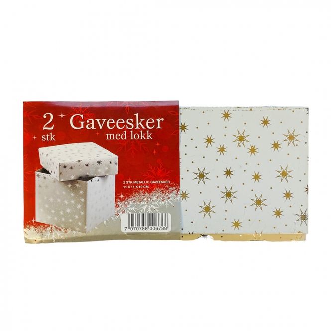 Hovedbilde Gaveesker 2 stk med lokk