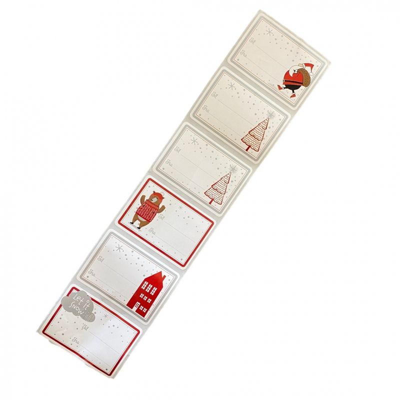 Julemerkelapper selvklebende 25 pk.
