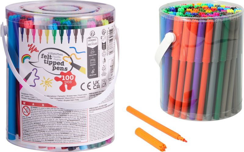 Tusjer 100pk.