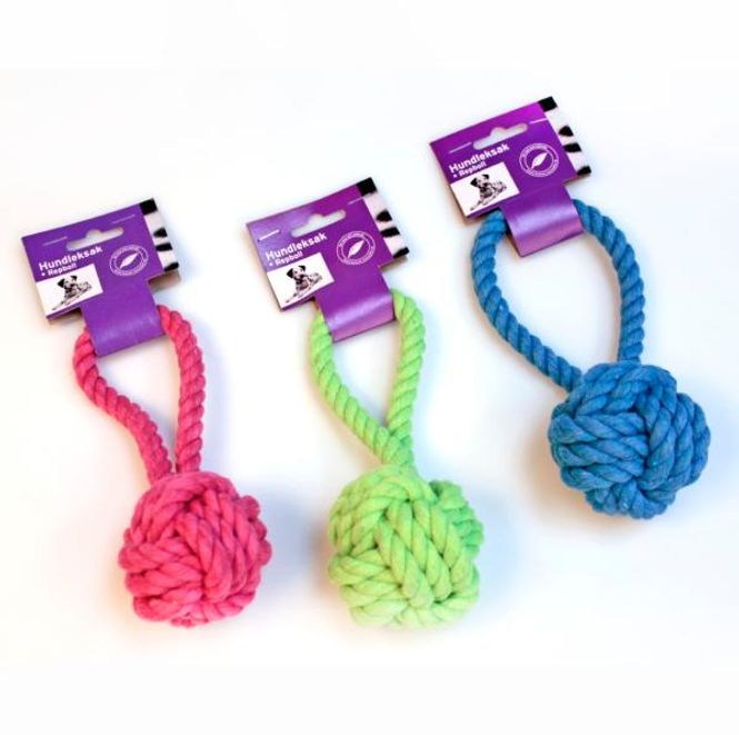 Hovedbilde Hundeleke med rep-knute 21 cm