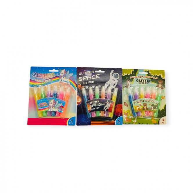 Hovedbilde Glitterlim- penn 6 pk.
