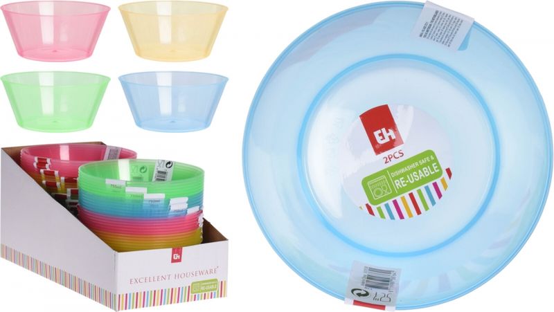 Plastboller 2 pk. 750 ml.