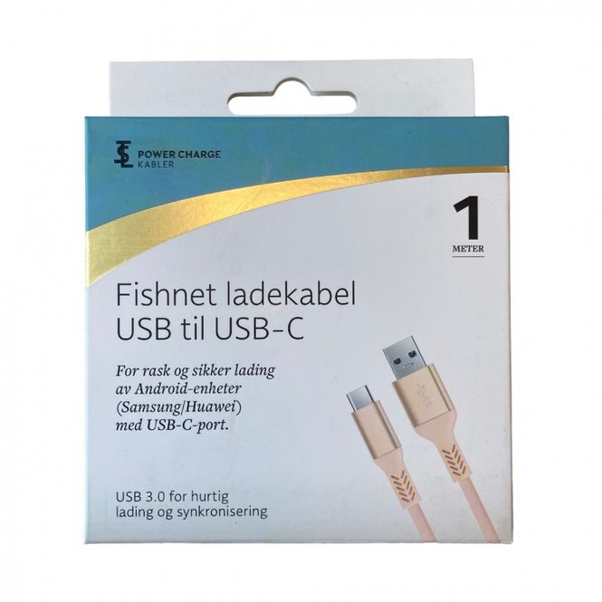Hovedbilde LADEKABEL 1 M USB TIL USB-C