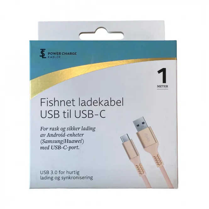 Hovedbilde Ladekabel 1 M USB til USB-C