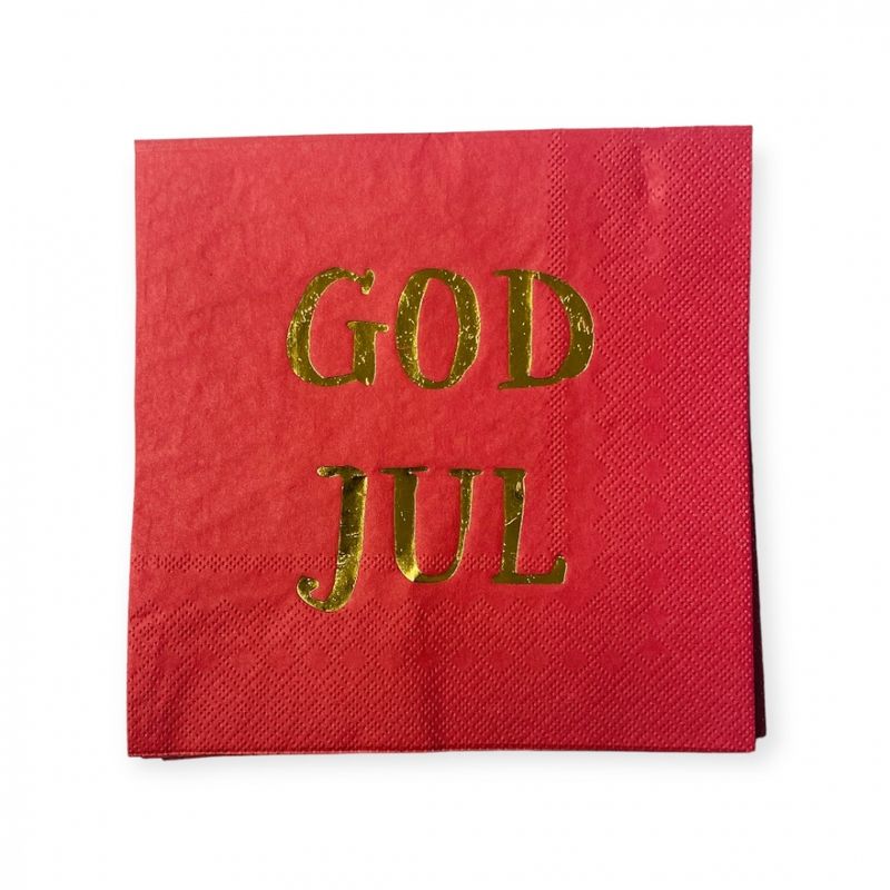 Juleservietter 20 pk. God Jul Trend Design