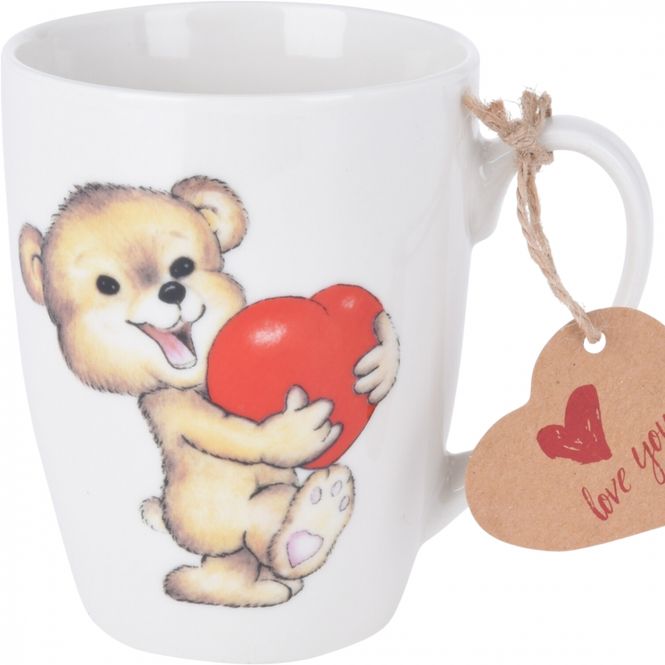 Hovedbilde Krus Bamse med hjerte 330 ml