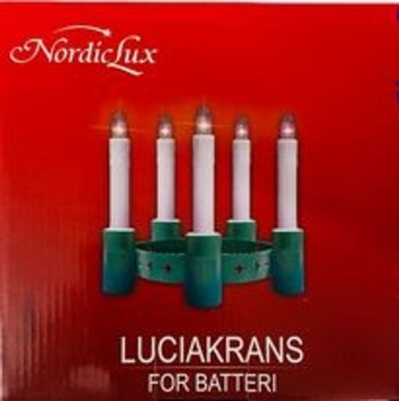 Luciakrans batteridrevet
