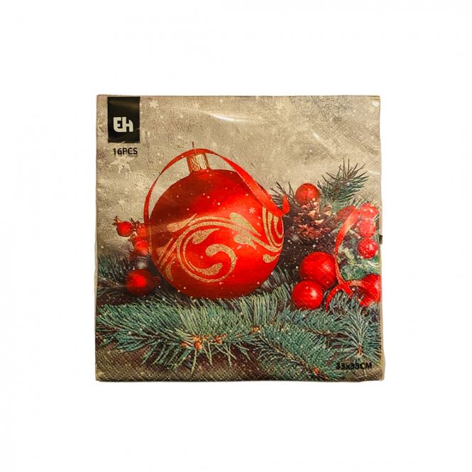 Hovedbilde Juleservietter 16 pk. Julekuler