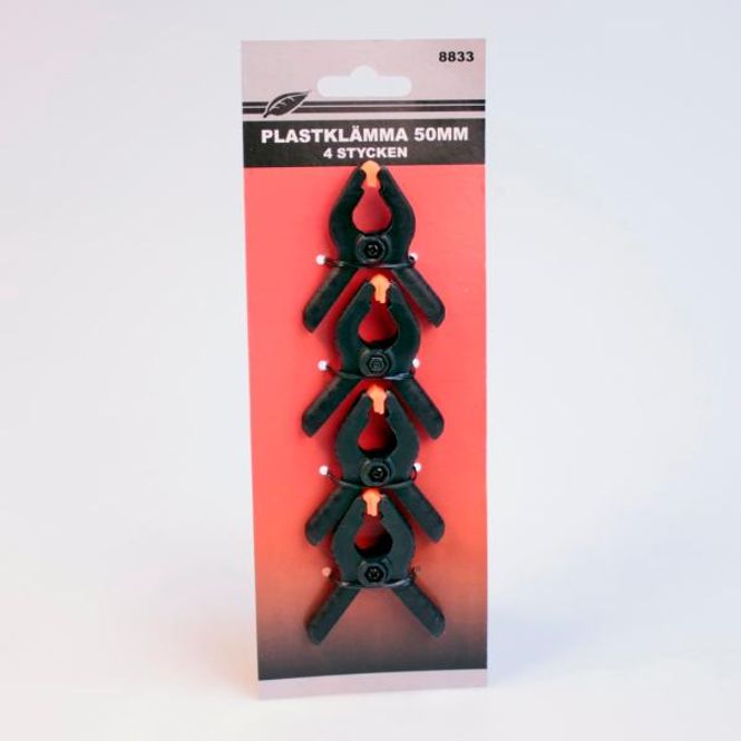 Hovedbilde Plastklemme 4stk 5cm