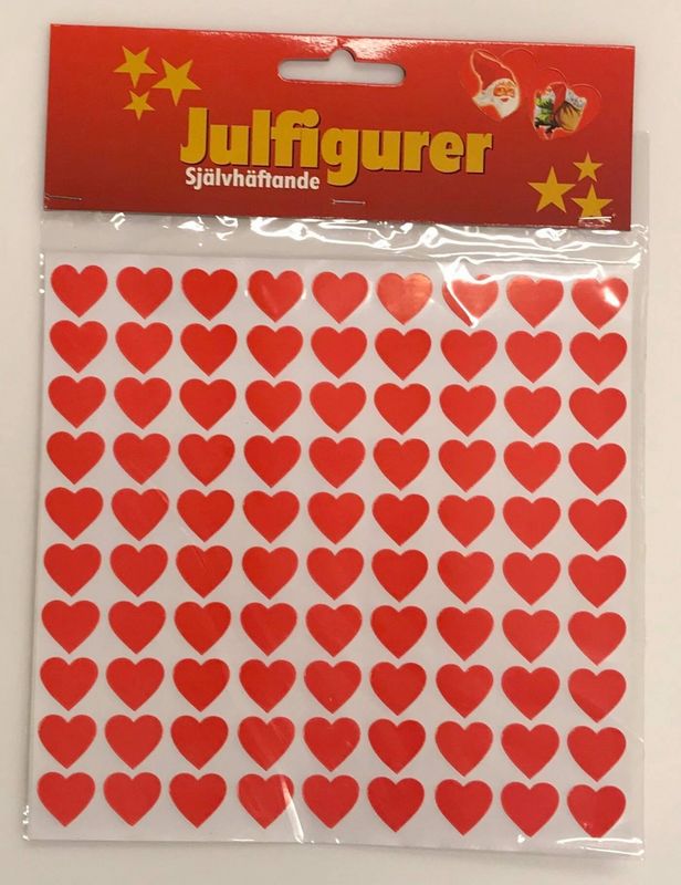 Julestickers Hjerter