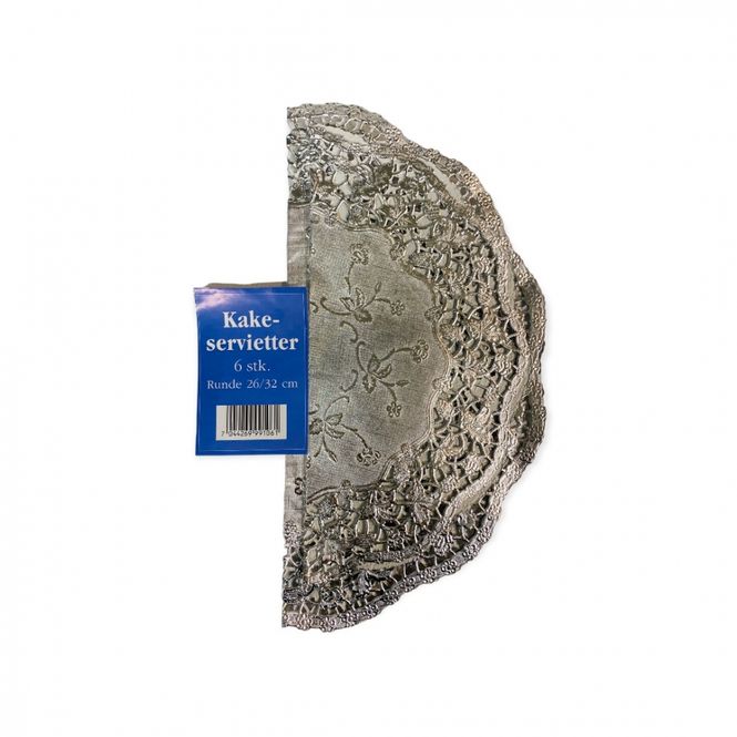 Hovedbilde Kakeservietter 26/32 cm 6 pk.