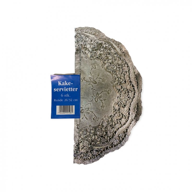 Kakeservietter 26/32 cm 6 pk.