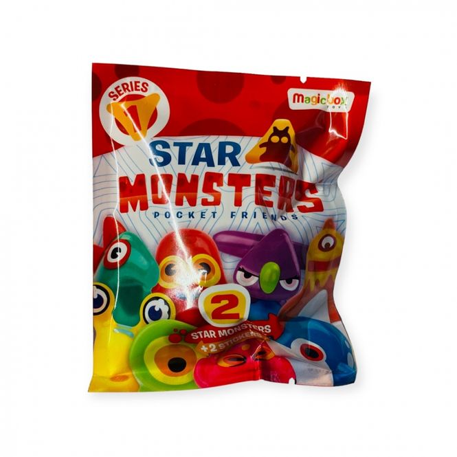 Hovedbilde Star Monster 2 figurer og 2 stickers