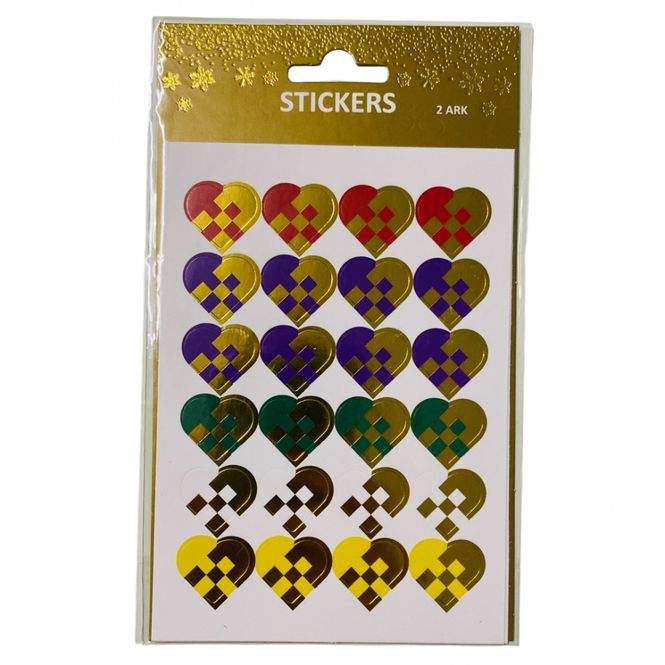 Hovedbilde Julestickers Hjertekurver