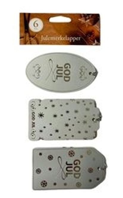 Hovedbilde Julemerkelapper 6pk