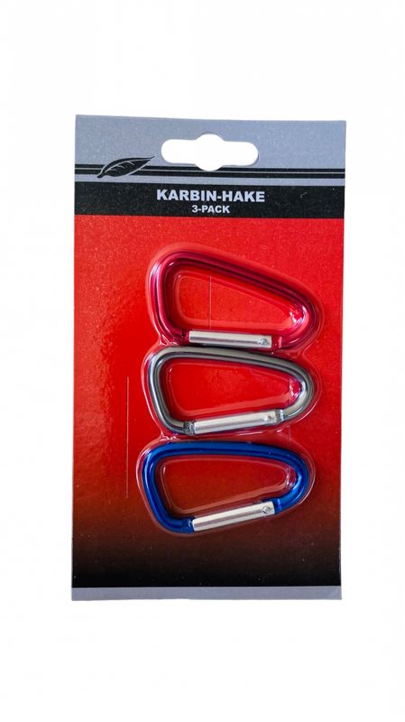 Karabinkroker 3 stk