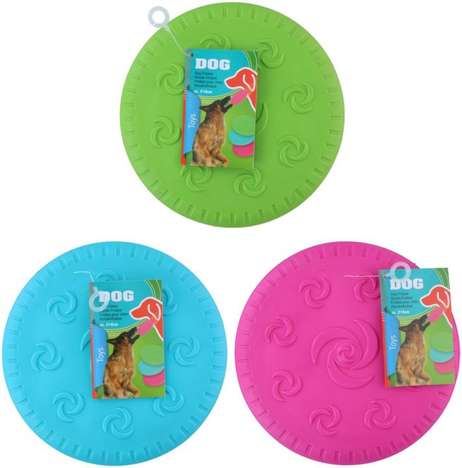Hovedbilde Hundeleke Frisbee Ø16cm | 3Ass