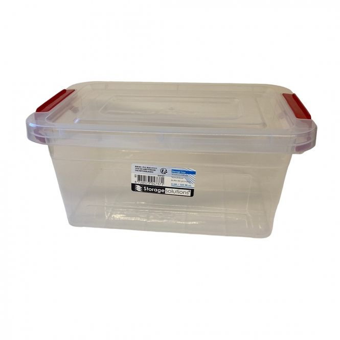 Hovedbilde Plastboks med lokk, transparent 2 liter