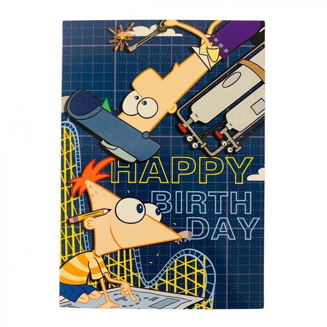 Hovedbilde Gratulasjonskort enkelt - Happy birth day