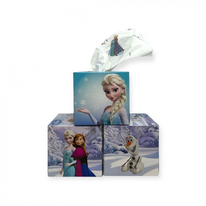 Hovedbilde Papirlommetørkle boks Frozen 56 ark