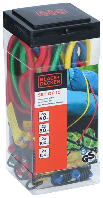 Hovedbilde Bagasjestroppsett 10pk Black and Decker